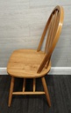 SET OF four hoop BACK DINING CHAIRS