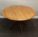 3FT 8&quot; ROUND solid PINE TABLE