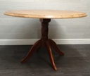 3FT 8&quot; ROUND solid PINE TABLE