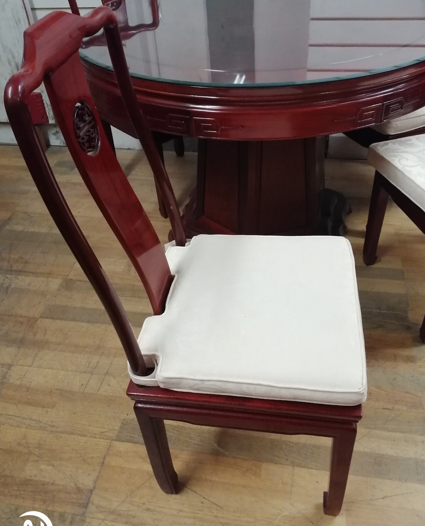 LOVELY oriental style  TABLE &amp; four CHAIRS