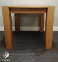 NEAT SQUARE OAK  DINING TABLE