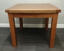 FLIP OVER OAK EXTENDING DINING TABLE