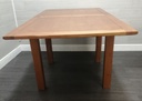 FLIP OVER OAK EXTENDING DINING TABLE