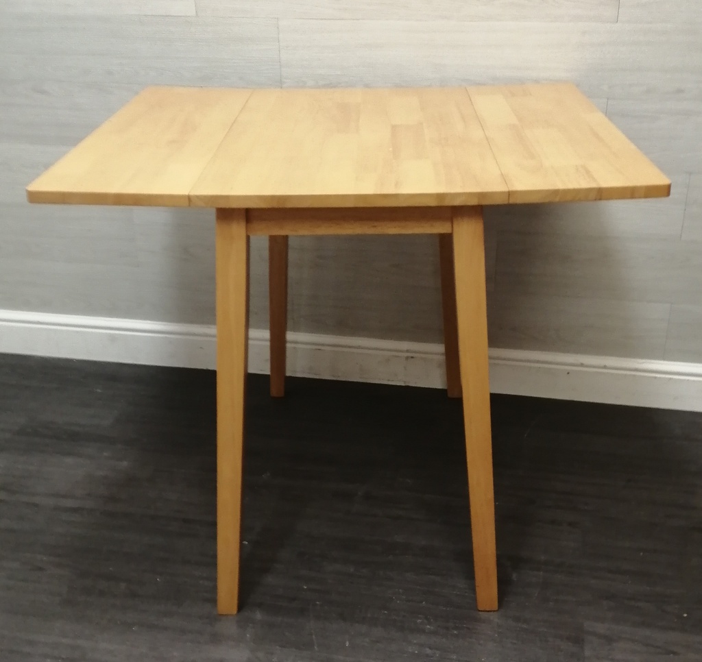 very neat small drop leaf dining table