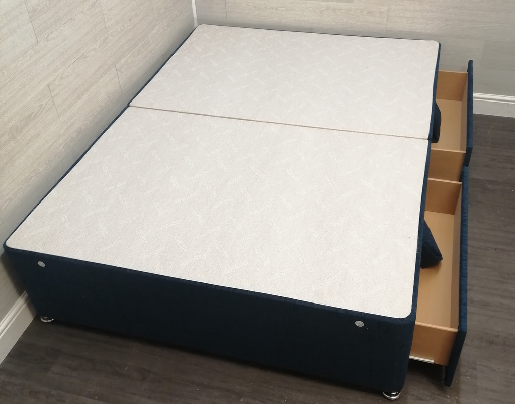 4FT6&quot; two DRAWER DIVAN BASE with headboard