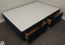 4FT6&quot; two DRAWER DIVAN BASE with headboard