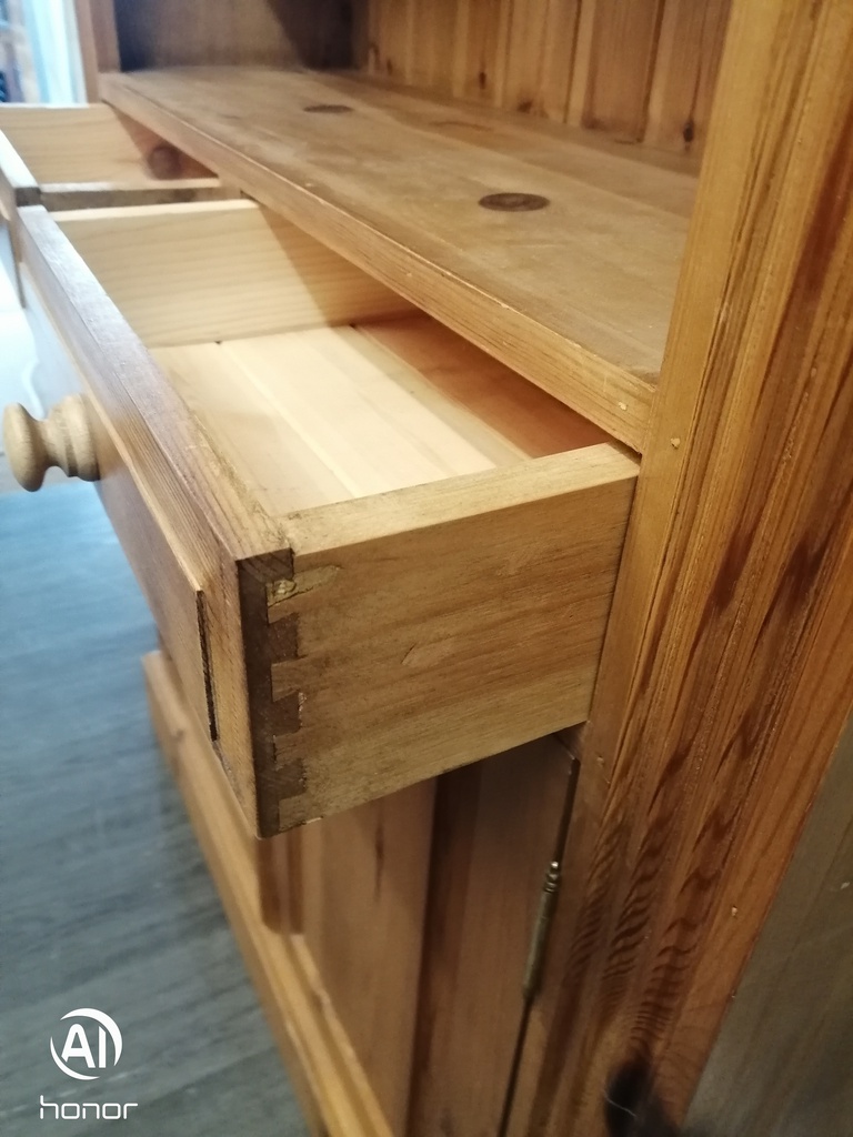 solid pine CUPBOARD BASE BOOKCASE