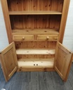 solid pine CUPBOARD BASE BOOKCASE