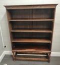 lovely old dark oak bookcase