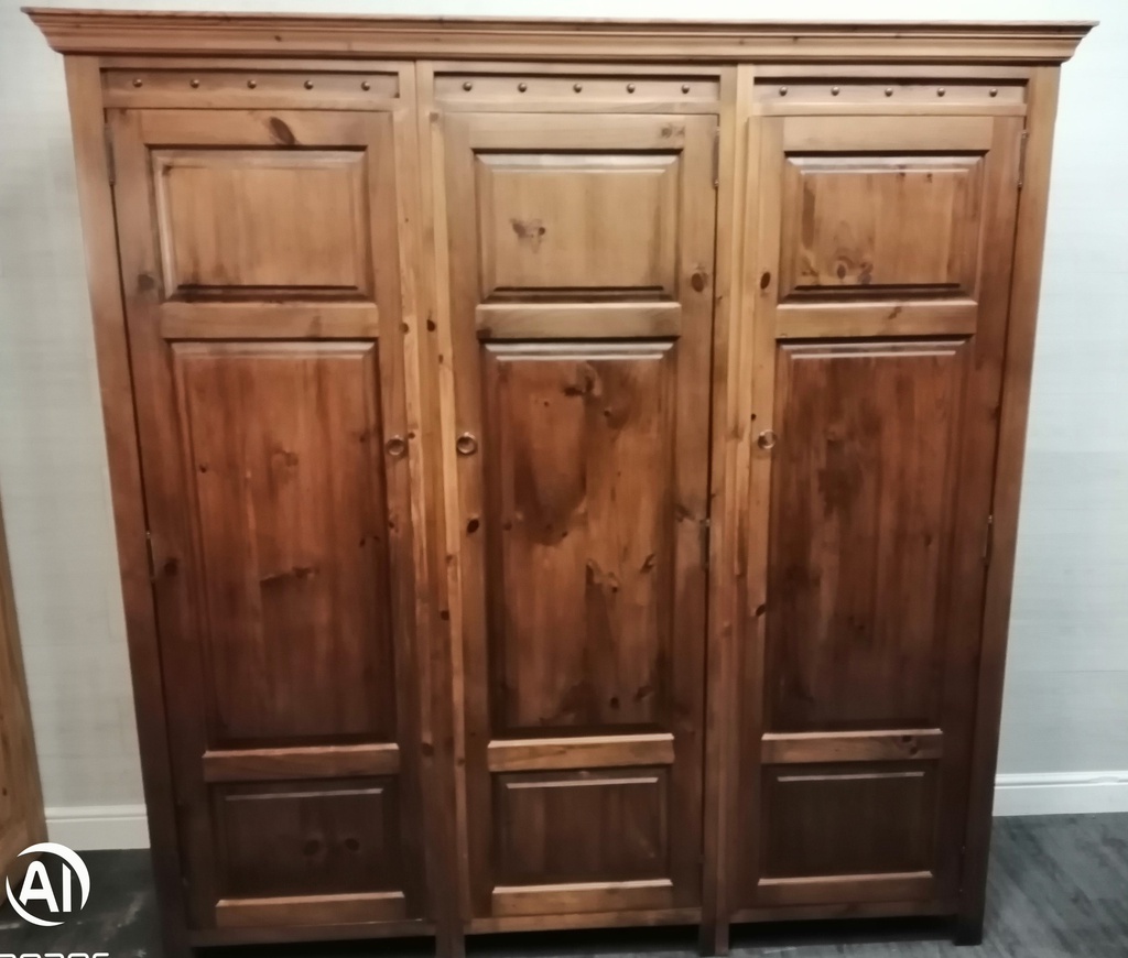 lovely rustic mexican pine tripe wardrobe