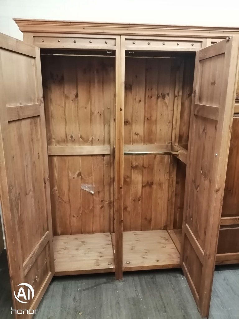 lovely rustic mexican pine tripe wardrobe