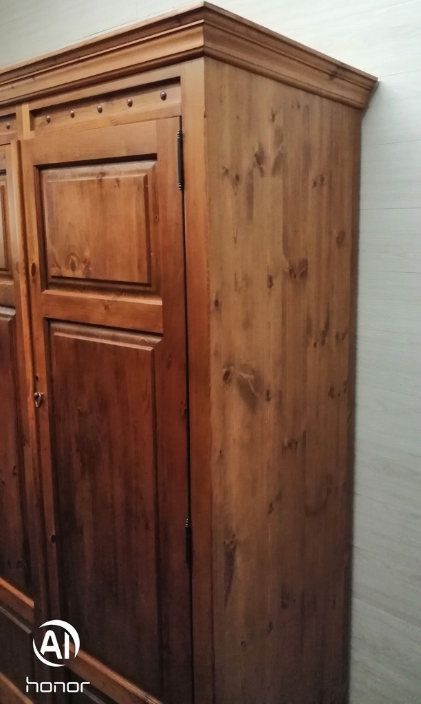 lovely rustic mexican pine tripe wardrobe