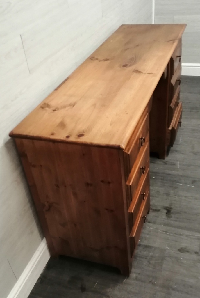 quality rustic pine dressing desk