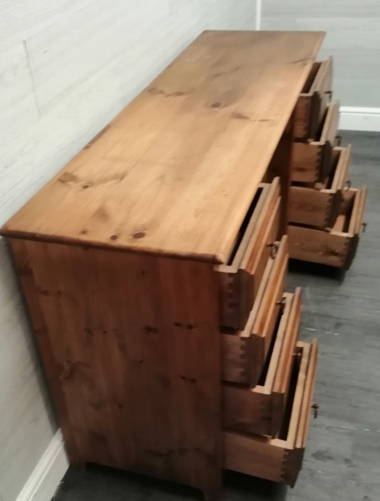 quality rustic pine dressing desk