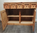 quality solid rustic pine sideboard