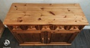 quality solid rustic pine sideboard