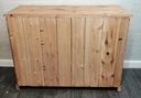 quality solid rustic pine sideboard