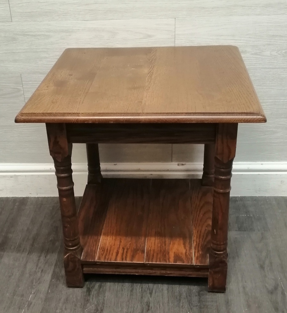 oak side table