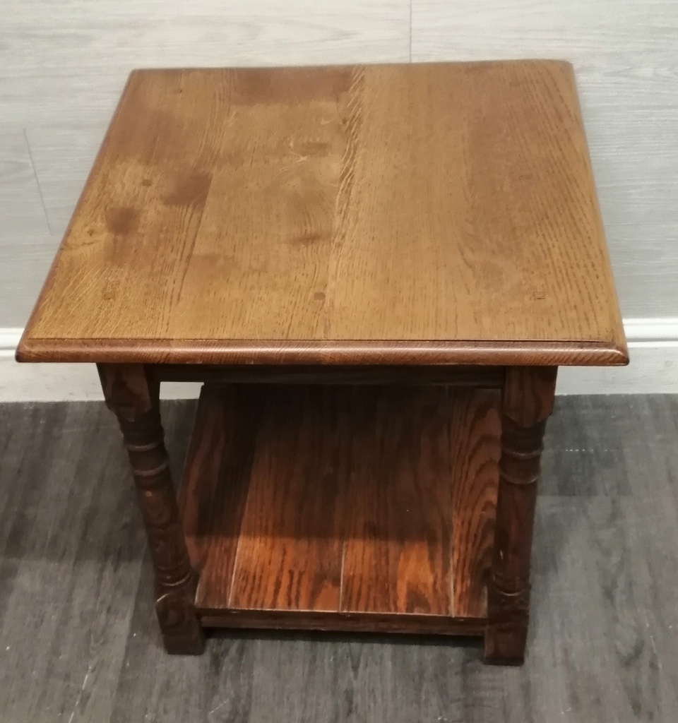 oak side table