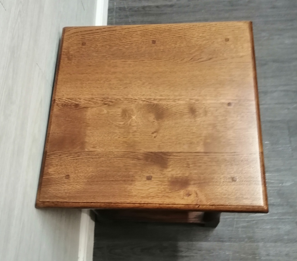 oak side table