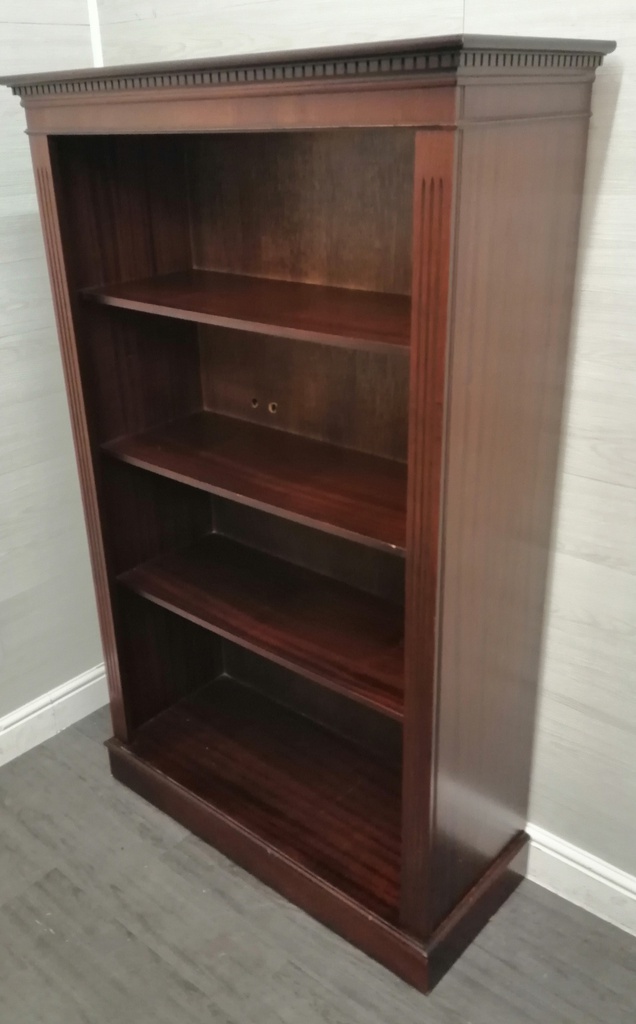 mahogany REPRO DARK WOOD BOOKCASE