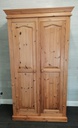 Quality solid pine double wardrobe