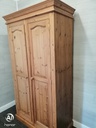 Quality solid pine double wardrobe