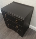 retro neat chest painted black