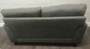 neat grey two seater sofa