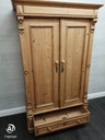 lovely antique old pine wardrobe