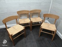 set of four lovely modern dining chairs