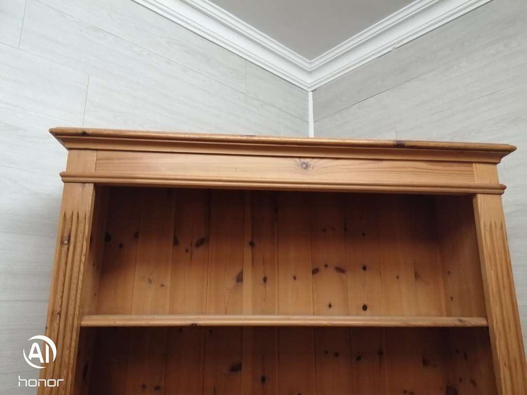 solid pine CUPBOARD BASE BOOKCASE