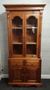 solid pine display dresser / bookcase unit