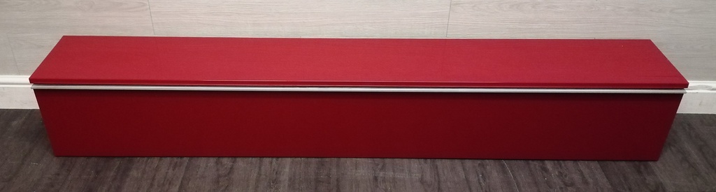 IKEA ‘BESTÅ BURS’ RED TV Bench AND WALL UNIT