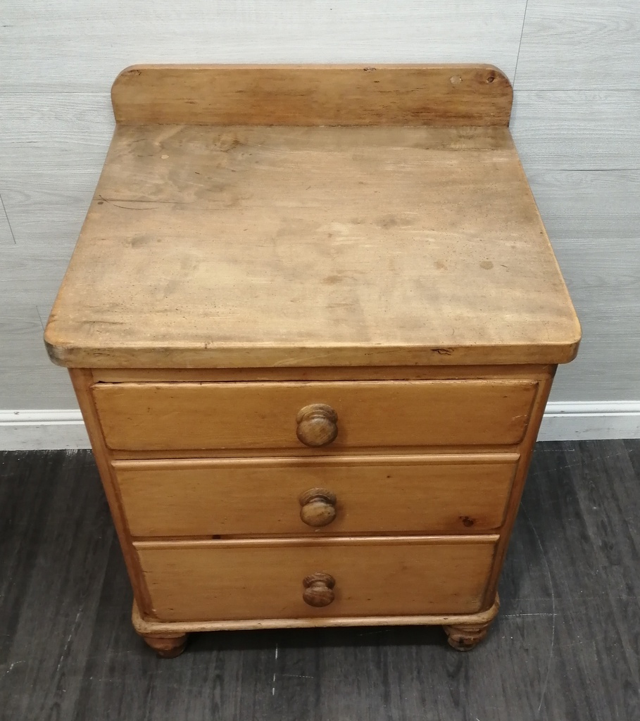 lovely old pine unusual size chest