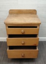 lovely old pine unusual size chest