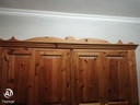 Solid Pine Four Door Wardrobe with drawers