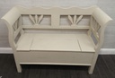 lovely Pine shabby chic Storage Bench