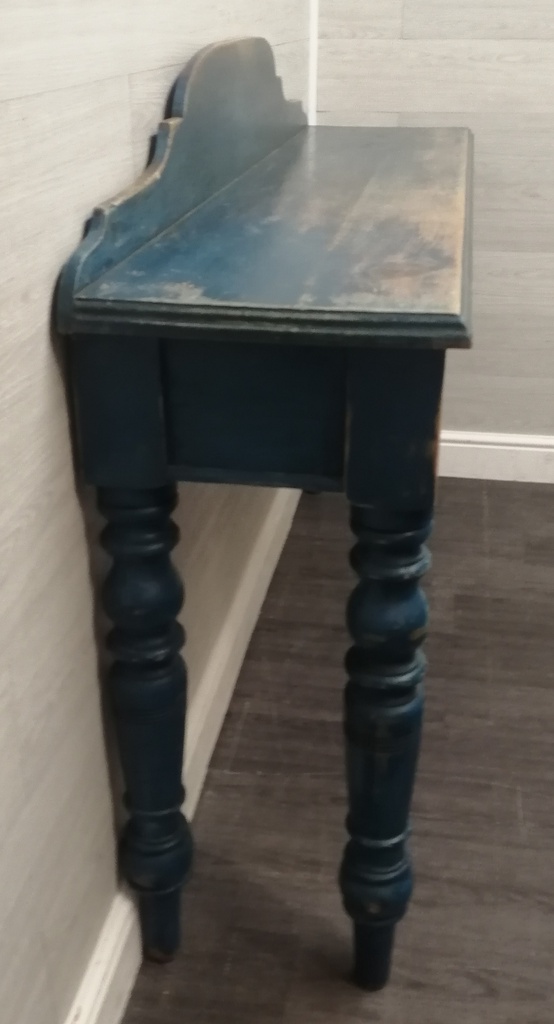 lovely old painted serving / console table