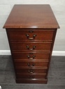 tall Repro Three Drawer Filing Cabinet