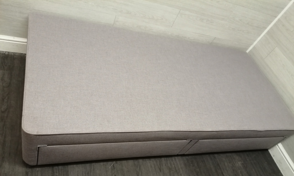 3ft divan base with two drawers