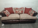 large Four Seater Pillow Back Sofa