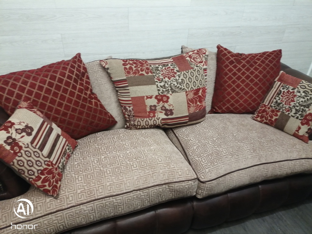 large Four Seater Pillow Back Sofa