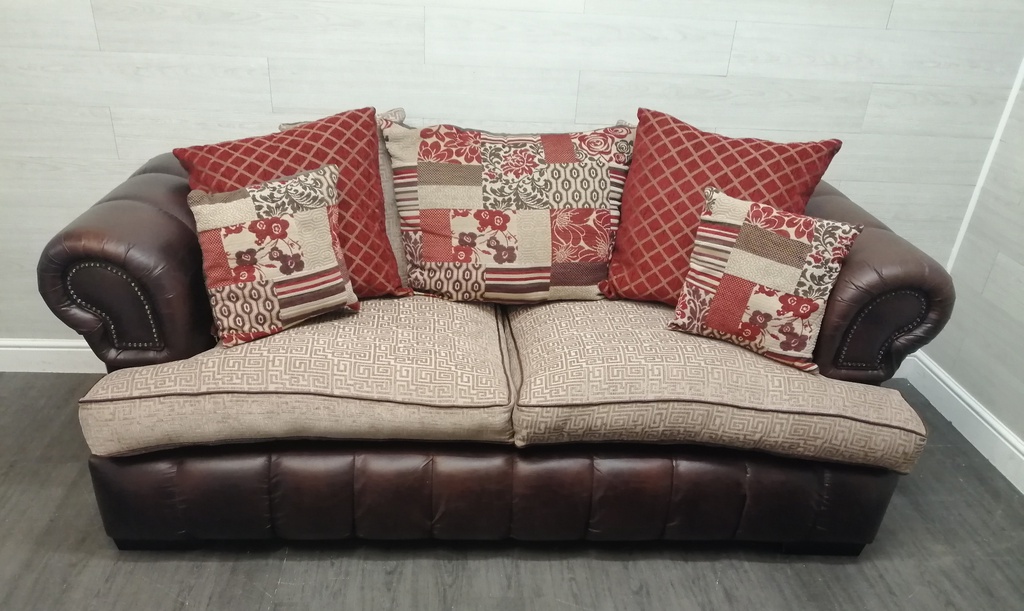 three Seater Pillow Back Sofa