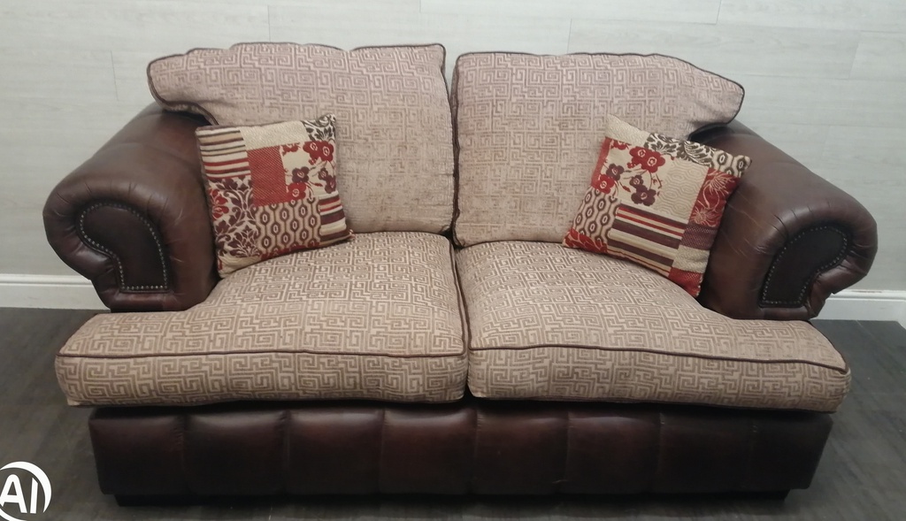 large two seater formal back two seater sofa