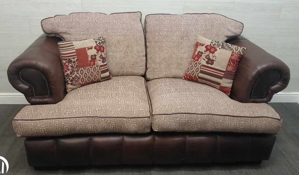 large two seater formal back two seater sofa