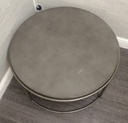 concrete Effect Round Coffee Table