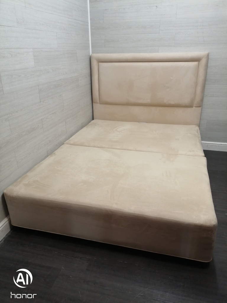 top quality 5ft Vi-Spring Divan Base with matching headboardheadboard