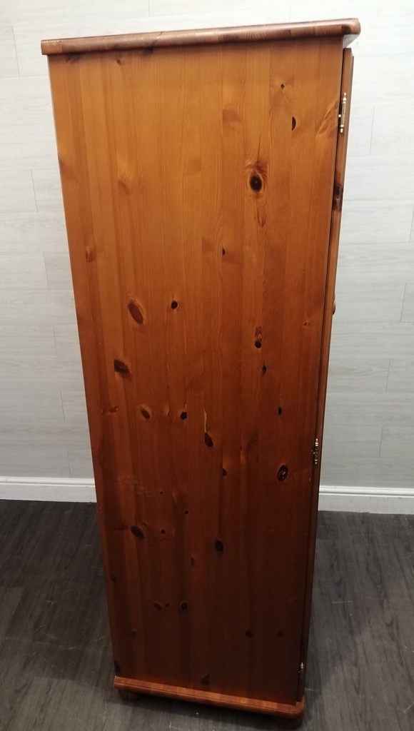 double pine wardrobe