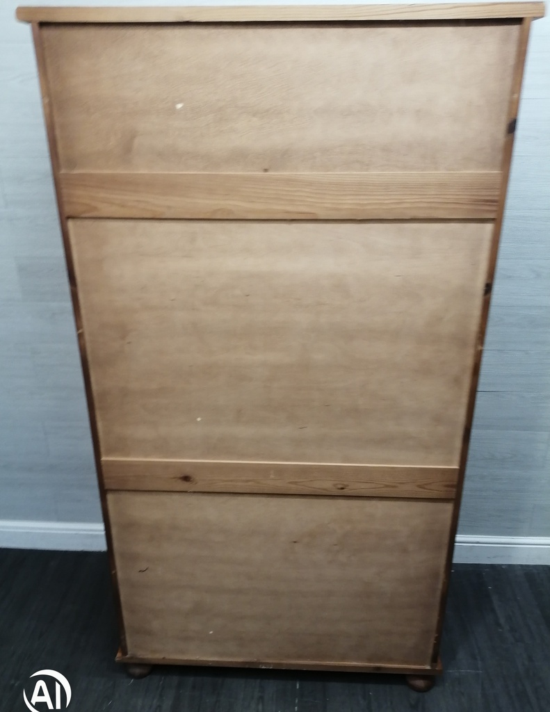 double pine wardrobe